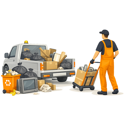 Entrümpelung Illustration