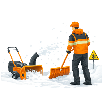 Winterdienst Illustration